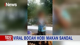 VIRAL! Bocah Makan Sandal dan Kertas di Bekasi #iNewsPagi 23/03