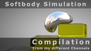 My best Softbody Simulations from different Channels ❤️😃❤️ 2020 - 2022 Compilation | ASMR ❤️ C4D4U
