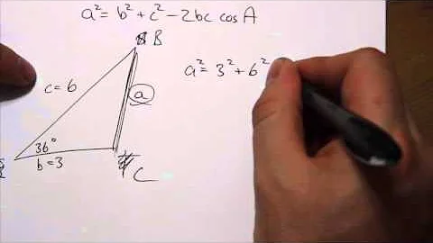 Using the Cosine law to find a side