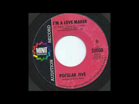 The Popular Five,  I´m a lovemaker, Single 1968