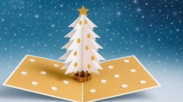 DIY Pop-Up Christmas Tree Card 🎄 | Easy 3D Holiday Card Tutorial | DG Handmade