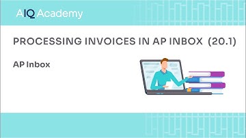 How to setup AP Inbox in AccountsIQ (20.1)