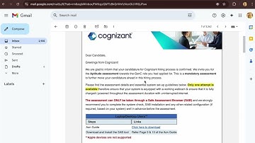 How to take up the assessment using the SAB tool Cognizant GenC hiring 2025 | Online Exam #tutorial