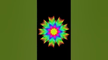Flowers 🌼 Pattern animation using python turtle graphics #python #coding #shorts #trending #short
