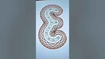 Spirograph in Reverse but with Style #spirographshr #satisfying #asmr #art #usa #pattern #spirograph