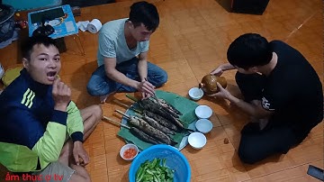 Món ăn dân dã cá lóc nướng mọi chấm muối ớt siêu cay cực hấp dẫn | ẩm thực ợ tv