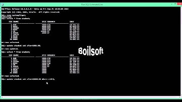 Sql telugu Lesson3UpDate  Command