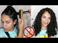 No Product Curly Hair Routine | Styling My Curly Hair without products