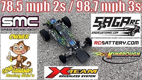 Traxxas Bandit VXL on Stock ESC and Budget Motor - 2 New PBs! Nearly 80 mph 2s and 100 mph - 3s