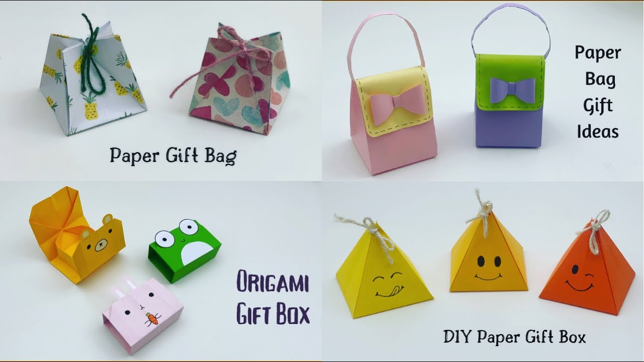 Cute origami gift bag 🛍✨💖#diygiftbag #origamigiftbag #giftbagideas #, origami gift bag