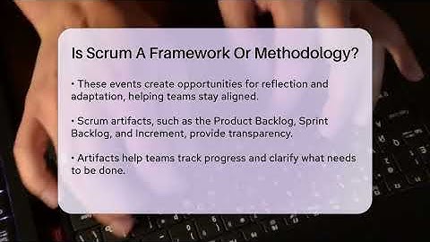 Is Scrum A Framework Or Methodology? - Talking Tech Trends