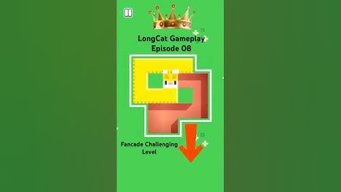 LongCat Gameplay Episode 08 | Challenging Level Fancade | Gameplay Shorts | TurboHiper3DGameza