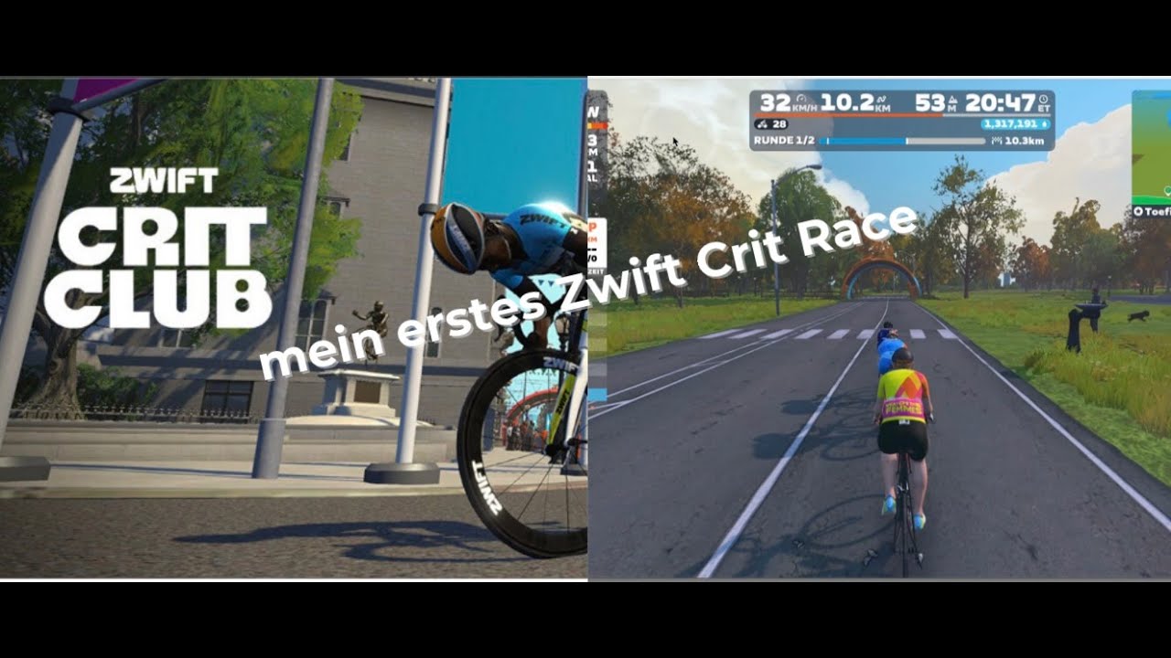 Mein erstes Zwift CritRace auf dem Toefield Tornado