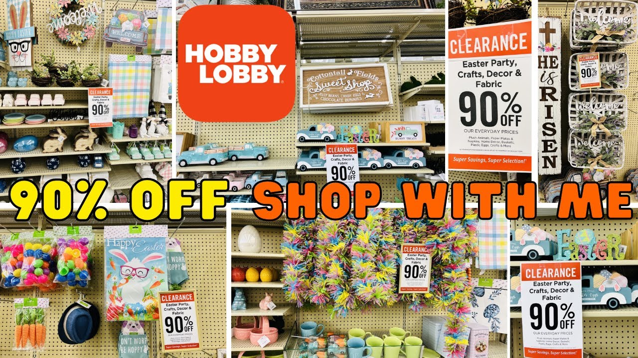 SHOPPING AT HOBBY LOBBY HOBBY LOBBY 90 OFF DEALS SHOP WITH ME PLUS