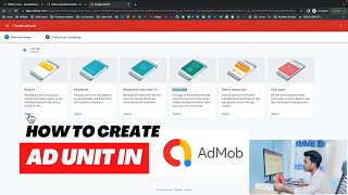 How to Create AD Unit in Admob | app id, banner id, interstitial id