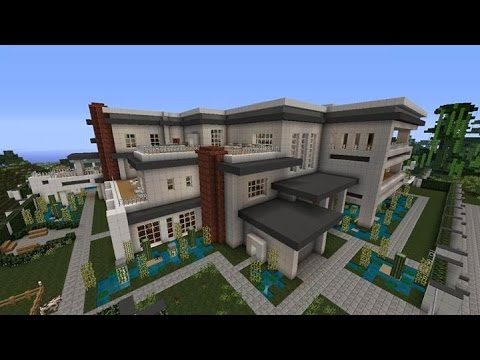 minecraft modern mansion download