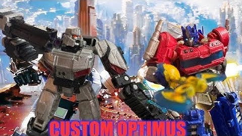 Transformers one studio series custom Optimus prime and megatron showcase