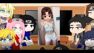 ||Naruto and friends react to tiktoks||Gacha club|| Trend Tiktok Nanana Dance - Anchor ball
