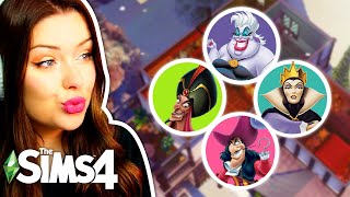 Bedrooms if Disney Villains Were TEENS in The Sims 4 // Sims 4 Build Challenge