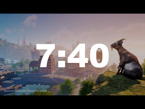 7 minutes 40 seconds [460 secs] clock timer countdown || Alarm Focus