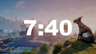 7 minutes 40 seconds [460 secs] clock timer countdown || Alarm Focus
