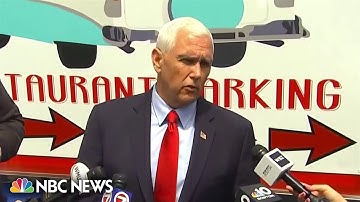 ‘No one is above the law’: Pence speaks out on Trump indictment