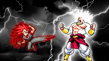 Evil Goku SSJ3 V2 OP (New) VS Limit Break Broly SSJ4 OP in Jump Force Mugen