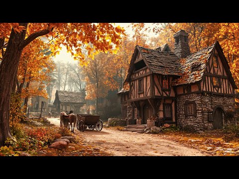 Autumn Day In The Medieval Countryside Calm Medieval Celtic Music For Reading Study