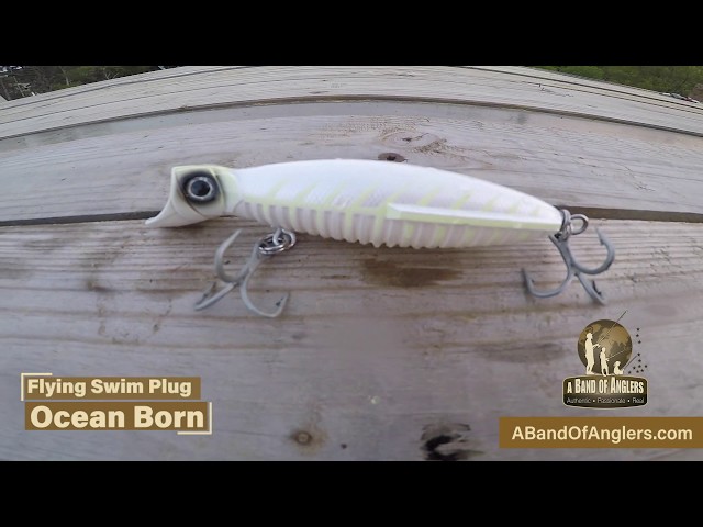 A Band of Anglers - Flying Swim Plug by Ocean Born 