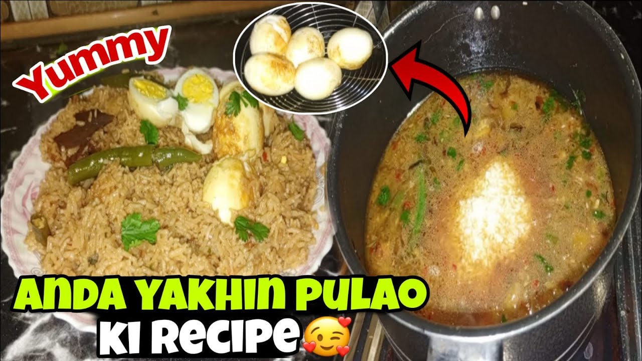 Anda  yakhni pulao white pulao ki recipe😋 I kalsoomorkitchen||