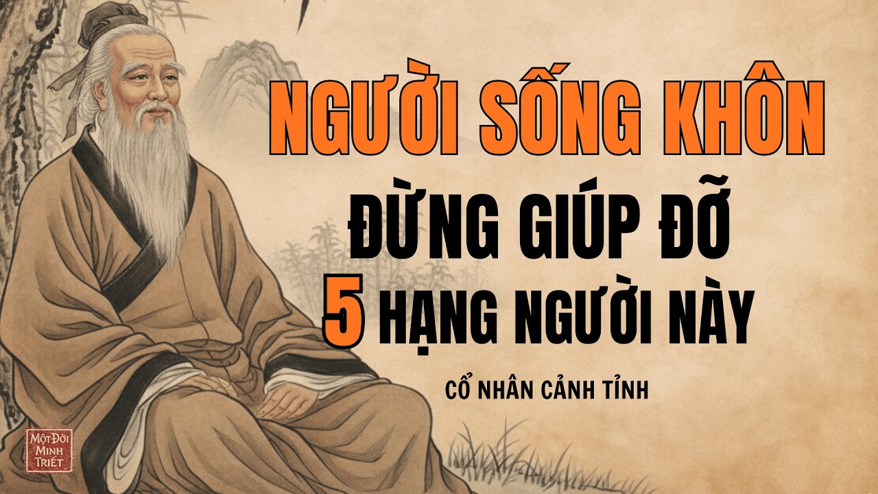 Cổ Nhân Cảnh Tỉnh: Giúp 5 Hạng Người Này, NGƯỜI KHÔN Sẽ Chuốc Họa Dù Chỉ 1 Lần | Một Đời Minh Triết.