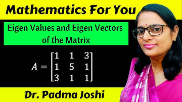 Find the eigenvalues and eigenvectors  | Characteristic roots of 3x3 matrix example | Linear Algebra