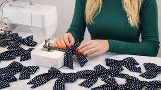 EASY SEWING OF A HAIR TIE WITH A BOW STEP BY STEP / Learn to sew