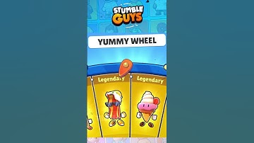 YUMMY WHEEL! I GOT LEGENDARY SKIN YUMMY BACON 😋 #shorts #stumbleguys #fyp