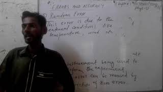 errors, types of errors and accuracy part 2