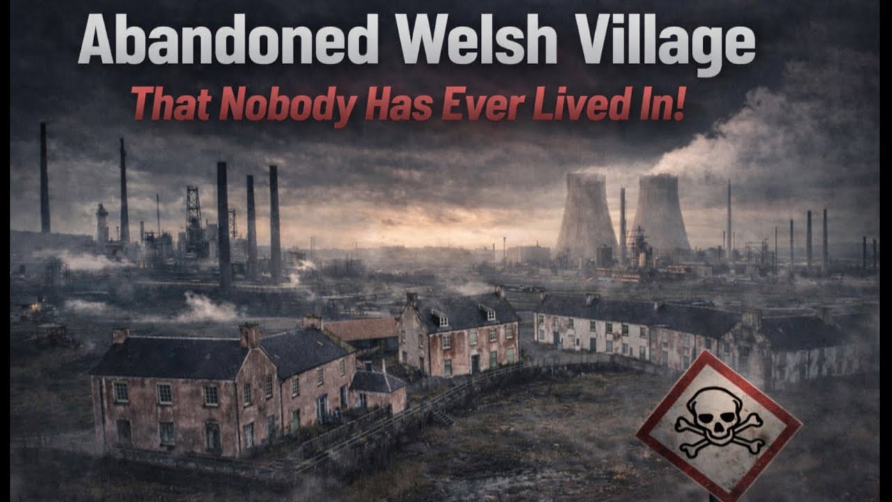 We Got Caught At This Abandoned Welsh Village On Polluted Land ￼That Nobody Has Ever Lived In!