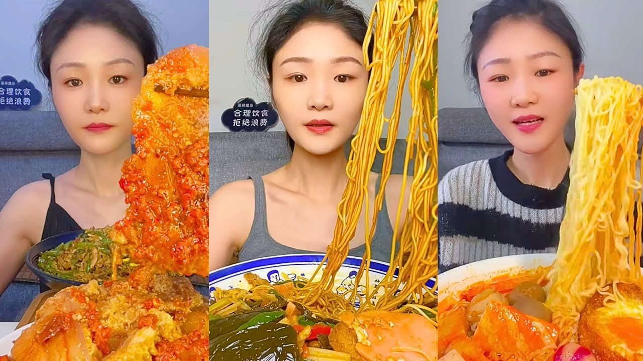 1 Hour ASMR Mukbang | Satisfying Eating Sounds for Sleep, Relaxation & Study #1135