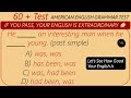 🔥 Hardest American English Grammar Test | 60 + Grammar Quiz on Tenses – 99% Fail This Test! | No.1