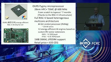 SIGARCH Visioning Workshop: Agile and Open Hardware for Next Generation Computing -- David Patterson