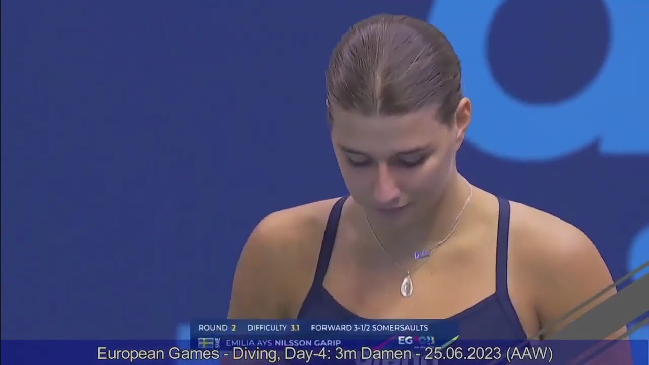2023 EUROPEAN DIVING MATCH REPLAY 3M DAMEN