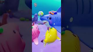 El Tiburón Bebé más divertido del mar #shorts #rimasinfantiles #kaboochi #babyshark #kidsrhymes