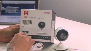 ZOSI Security Camera - [Review] 360º View 3MP Wireless Panoramic Security Camera