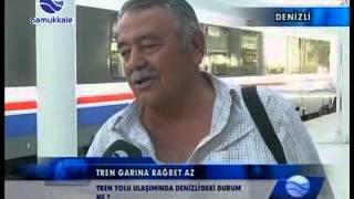 Deni̇zli̇de Tren Garina Rağbet Az