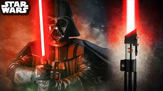 Why Darth Vader's Lightsaber Is WAY More Special Than you Realize  Star Wars Explained