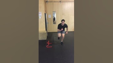 SL Drop Squat to SL Lateral Hurdle Hop
