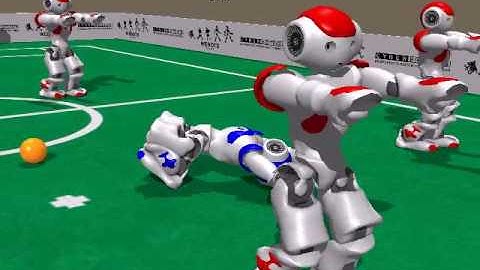 Robot Simulator: Nao soccer simulation in Webots