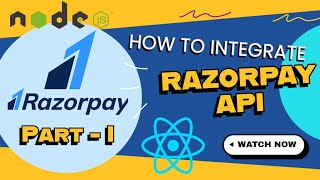 Razorpay Api Integration in React js and Node js | Part 1