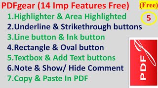 PDFgear Free Top 14 Free Features screenshot 2