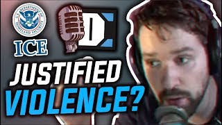 Can political violence ever be justified? - Destiny debates TheQuartering