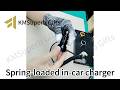 Spring Car Charger - Retractable Cable, No More Tangles in Your Car